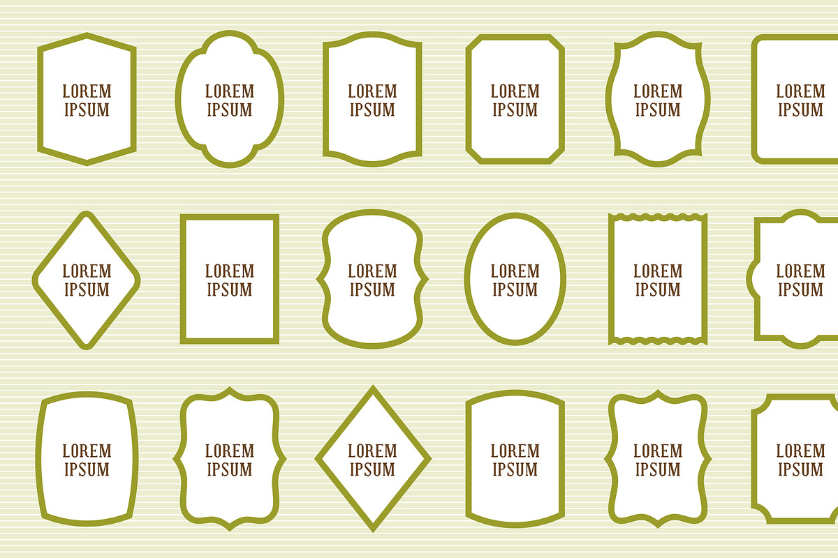Labels: 18 shapes, different colors, an Object Graphic by moibalkon (Photo 16 of 19)