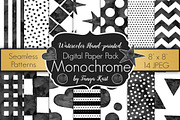 Watercolor Abstract Patterns, a Pattern Graphic by Tanya Kart (Thumbnail 1 of 2)