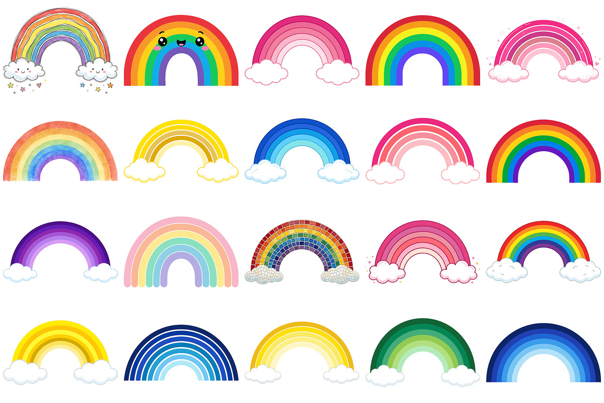 Rainbow Png, an Object Illustration by Forhadx5 (Photo 4 of 14)