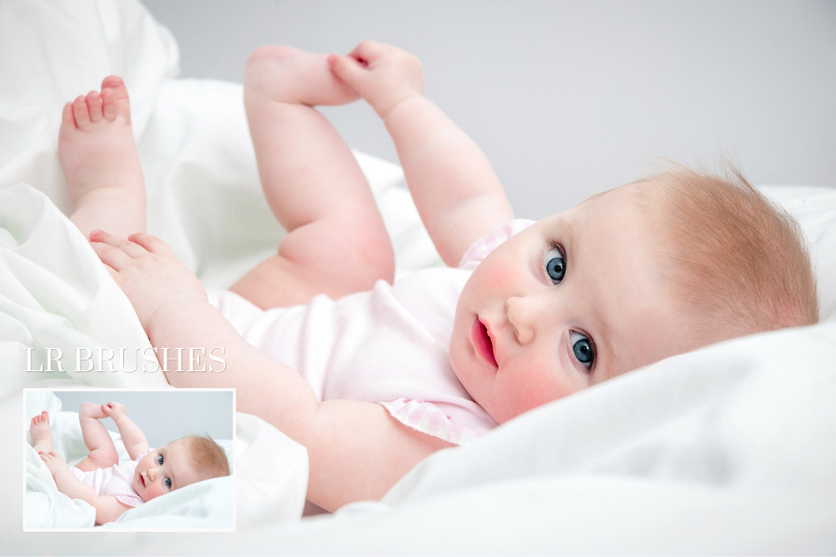 Newborn Lightroom Preset and Brushes, an Action Add-On by BeArt-Presets (Photo 7 of 12)