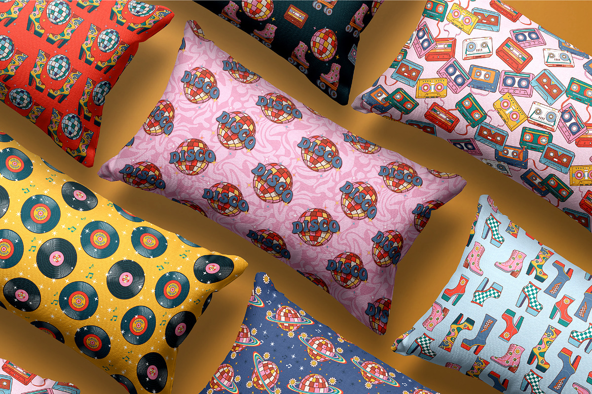 RETRO DISCO, a Pattern Graphic by MSNTY STUDIOX (Photo 12 of 26)