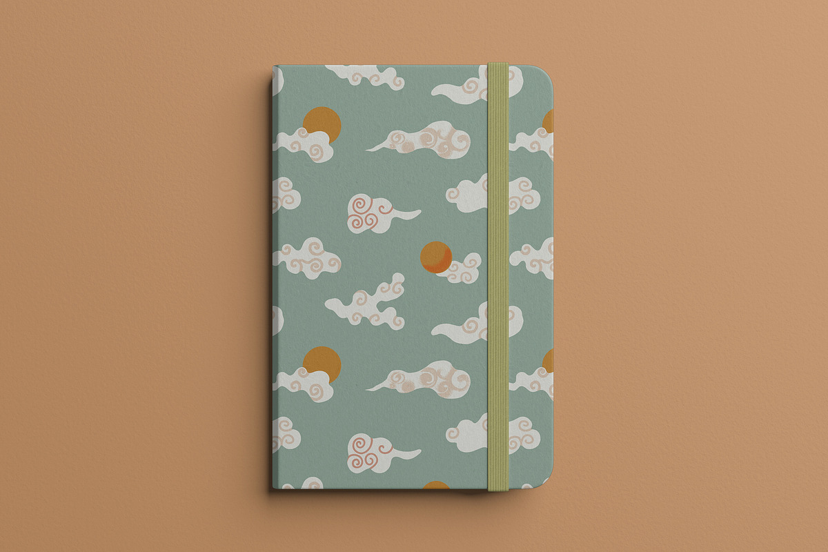 Oriental Folk clipart and patterns, an Animal Illustration by Paper Cherry (Photo 9 of 18)