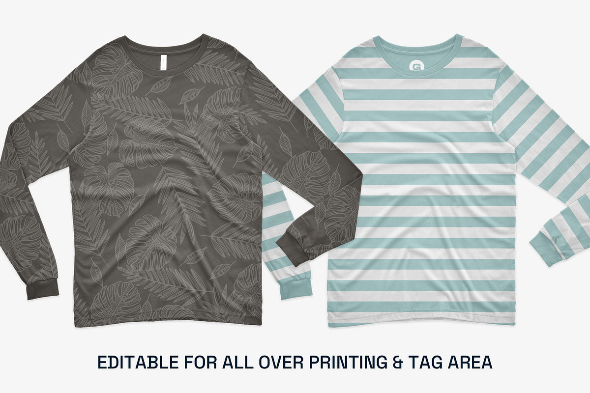Bella Canvas Longsleeve Mockups, a Shirt Mockup by GraphicHero (Photo 9 of 9)
