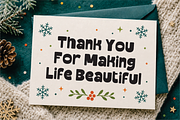 Christmas Font - Candy Sprinkle, a Handwritten Font by Mozatype (Thumbnail 11 of 11)