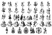 Nutcracker Ballet SVG Graphics, a Seasonal Illustration by DENIDigitalArtSudio (Thumbnail 4 of 7)