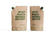 Standup Spout Pouch Mockup, a Packaging Mockup by Ram Studio LLC (Thumbnail 11 of 17)