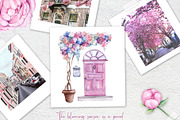 Watercolor Blossom Season, a Decorative Illustration by S_ARTLOVE (Thumbnail 2 of 10)
