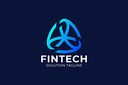 Fintech Blockchain Crypto Technology, a Branding & Logo Template by Signatoro (Thumbnail 3 of 4)