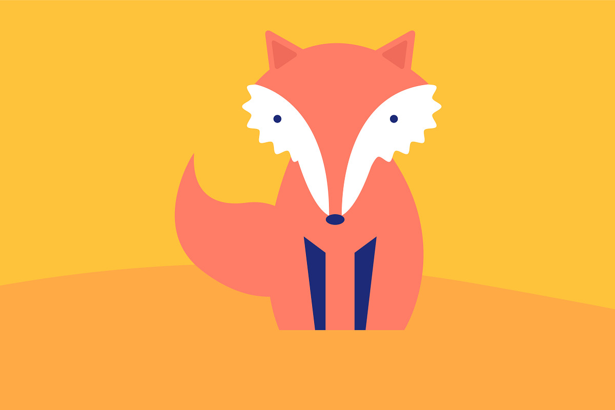 Vector Fall Leaves and Fox, an Illustration by Sarah Hearts (Photo 4 of 4)