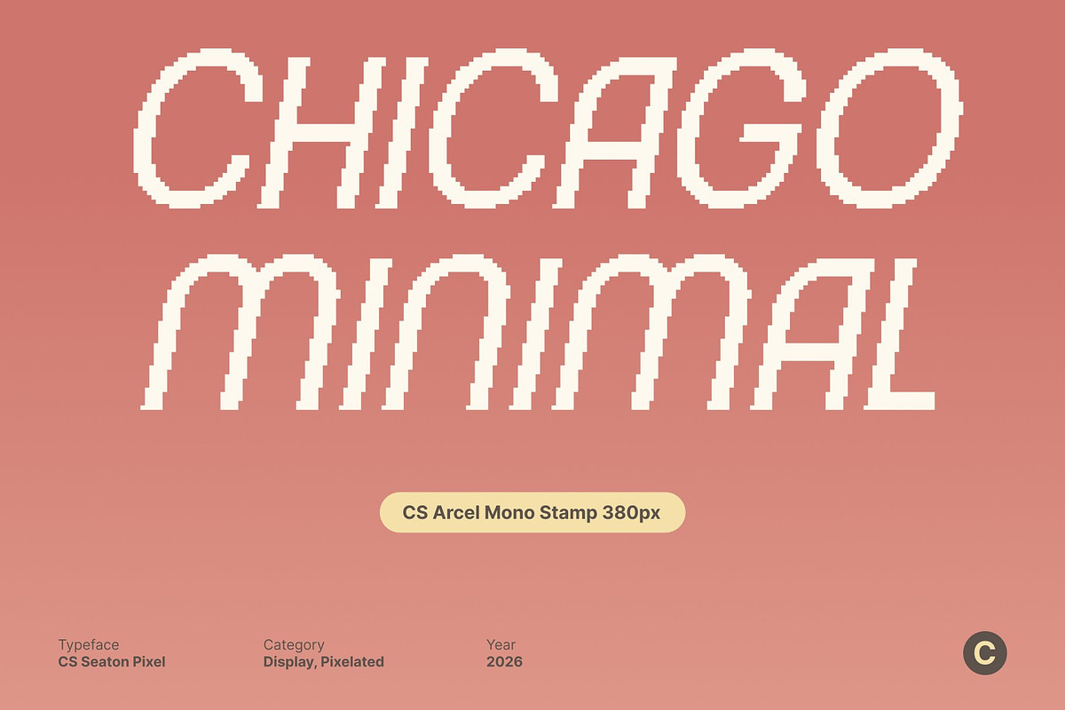 CS Seaton Pixel, a Sans Serif Font by Craft Supply Co. (Photo 2 of 8)