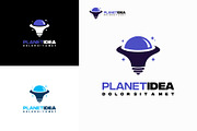 Set of Planet Idea logo designs, a Branding & Logo Template by Lucky Creative (Thumbnail 4 of 5)