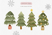 Cute Christmas Watercolor Collection, an Illustration by Point and Poem (Thumbnail 7 of 9)
