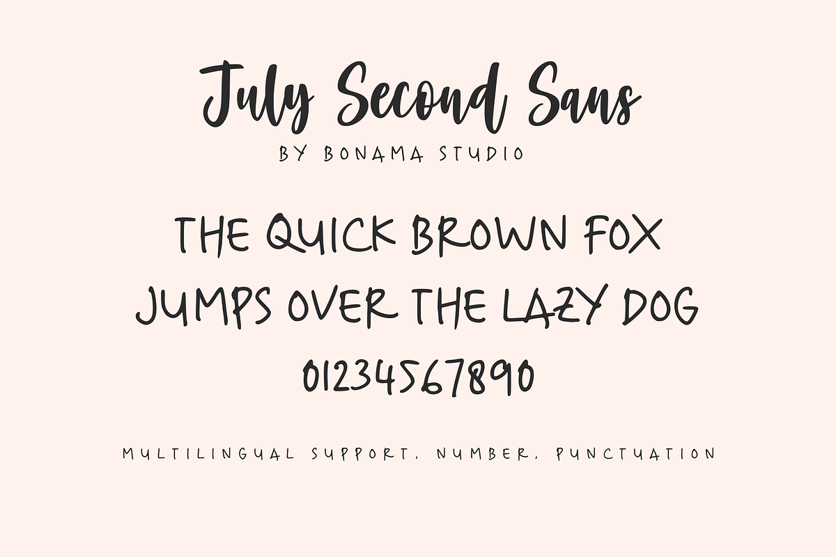 July Second Font Duo, a Script Font by etigletters (Photo 10 of 11)