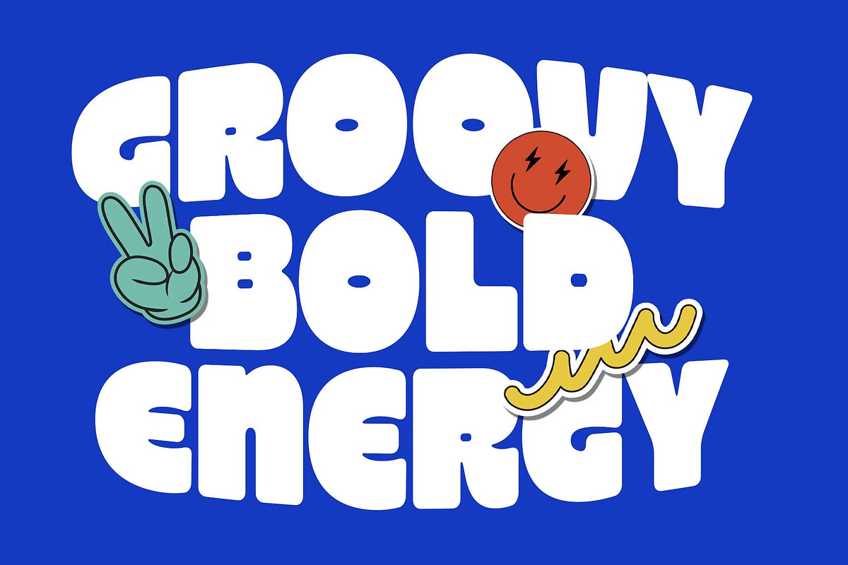 Retro Sans - Chunky Huskey, a Sans Serif Font by Novitype (Photo 2 of 10)