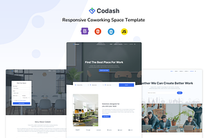 Codash - Coworking Multiuse Template