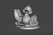 Duck Pen Holder 3D Print STL, an Animal 3D Model by Creative Art (Thumbnail 4 of 4)