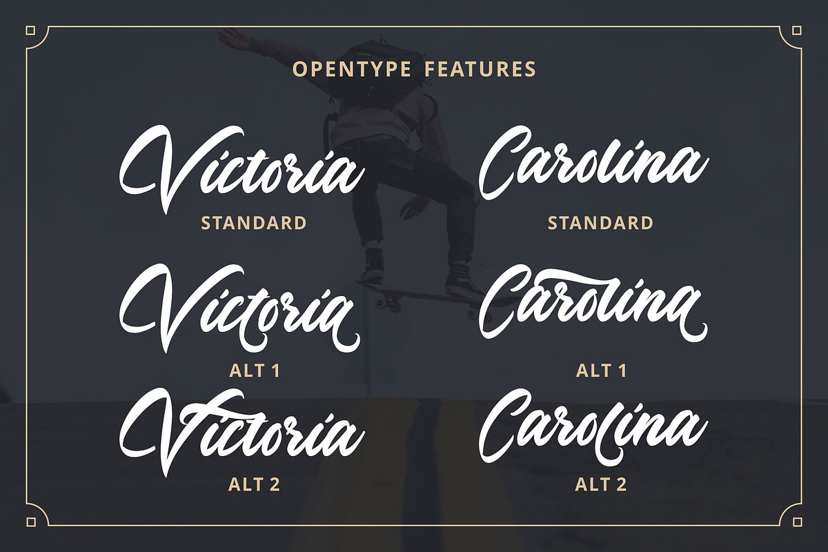 Azingdar - Retro Bold Script Font preview 6