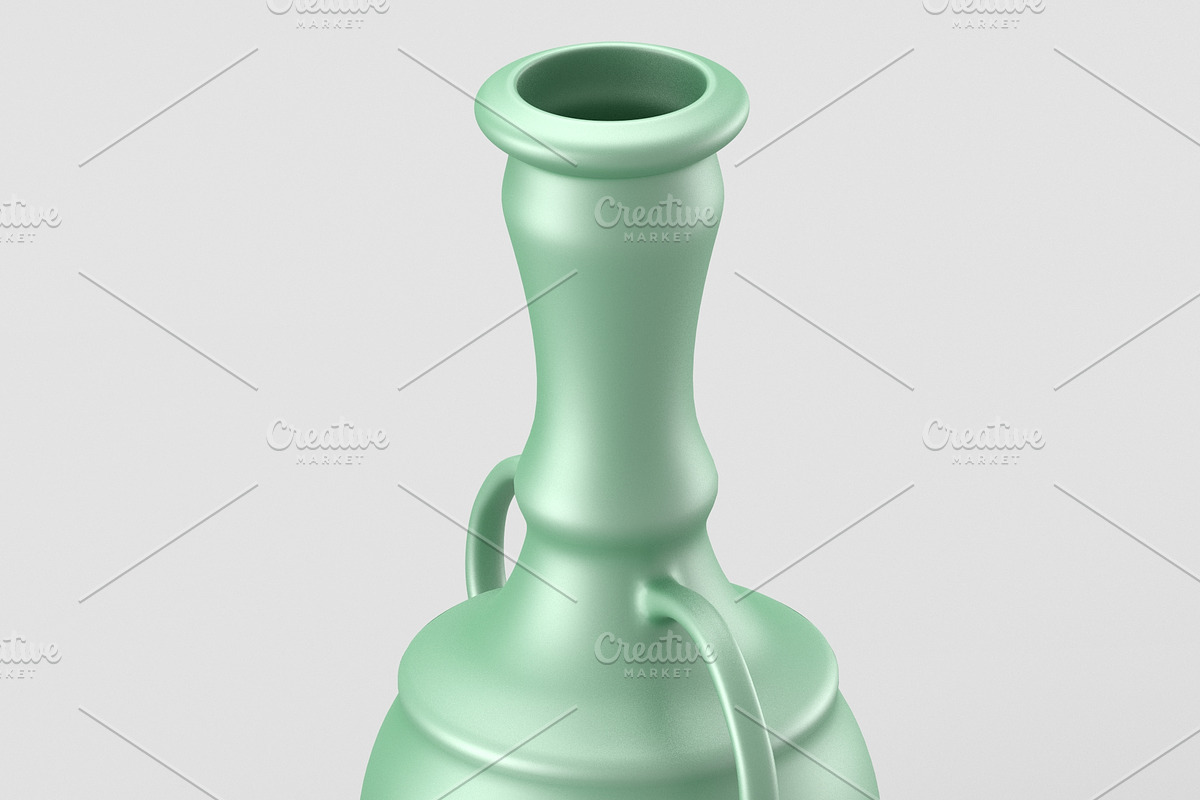 Decorative vase with two handles., an Object 3D Model by CGTales (Photo 2 of 11)