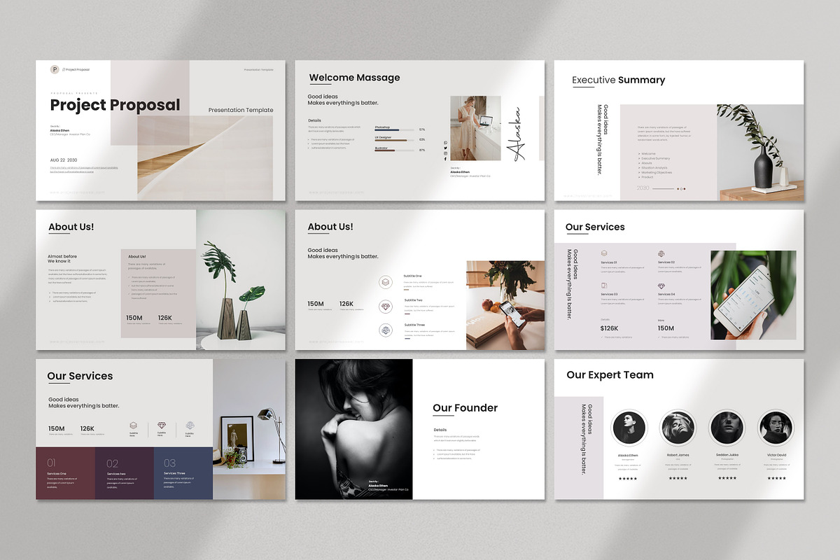 Project Proposal Template preview 2