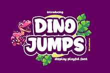 Dino Jumps Display Playful Font