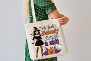 Nobody Gives a Witch PNG Halloween, a Seasonal Illustration by DreamCafeArt (Thumbnail 6 of 7)