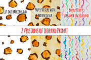 Seamless Watercolor Pattern Bundle, a Pattern Graphic by Violet LeBeaux (Thumbnail 5 of 5)