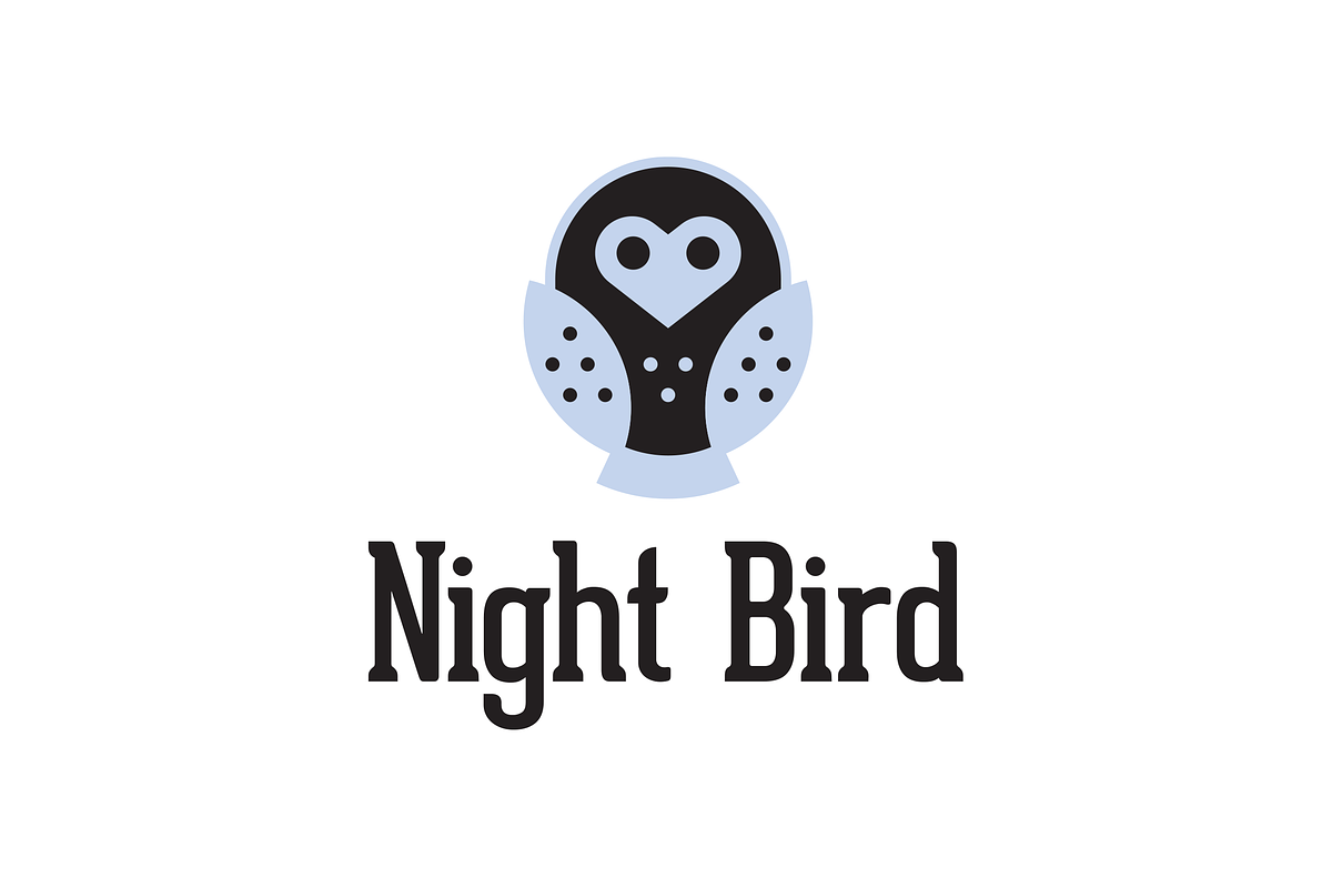 Night bird logo, a Branding & Logo Template by Mir store (Photo 1 of 4)