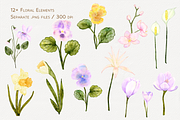 Houseplants Watercolor Collection, a Decorative Illustration by Aurella Art (Thumbnail 2 of 15)