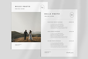 Photography Simple Price Guide Canva, a Marketing Template by frommakertomaker (Thumbnail 3 of 6)