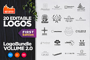 Logo Bundle. Volume 2. First Edition, a Branding & Logo Template by Pixnugget (Thumbnail 1 of 6)