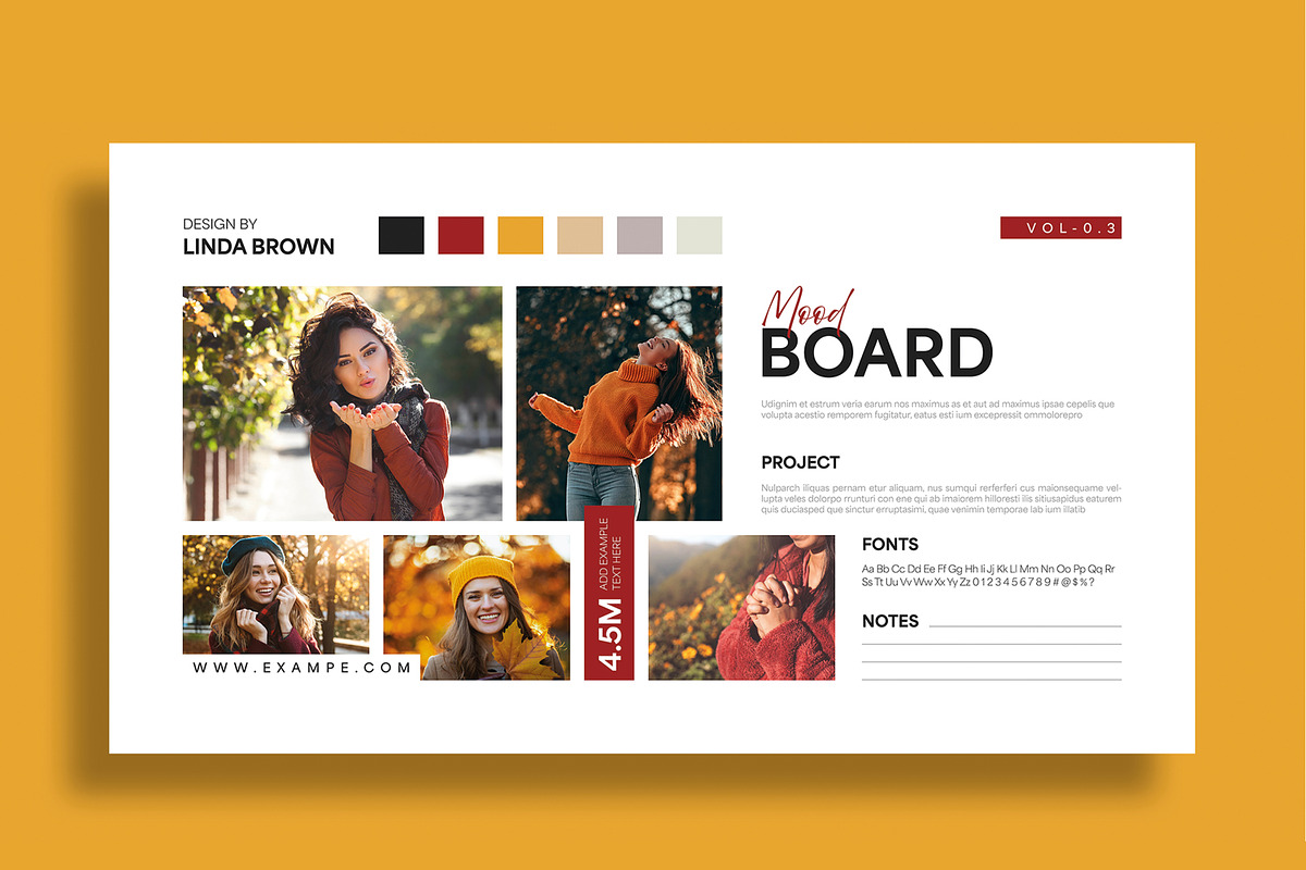 Creative Mood Board Template, a Social Media Template by MightyDesign (Photo 4 of 8)