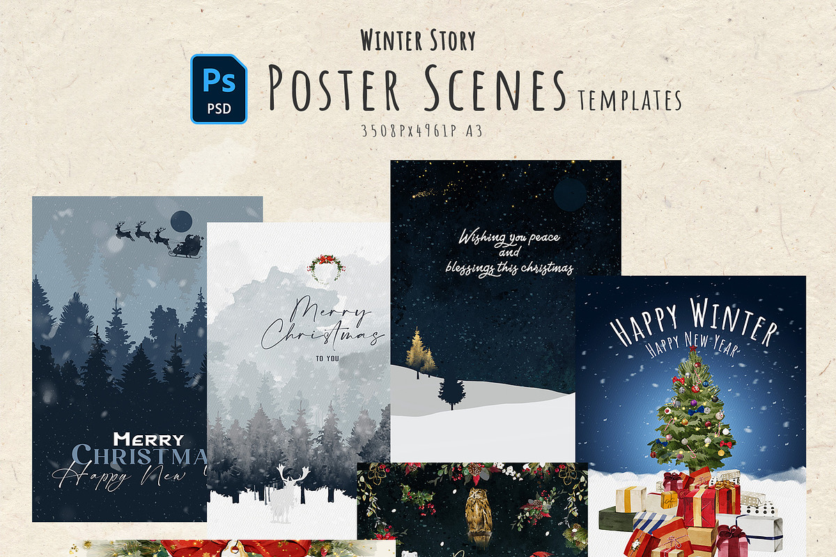 Winter Story - watercolor, a Decorative Illustration by Damian Roh (Photo 13 of 17)