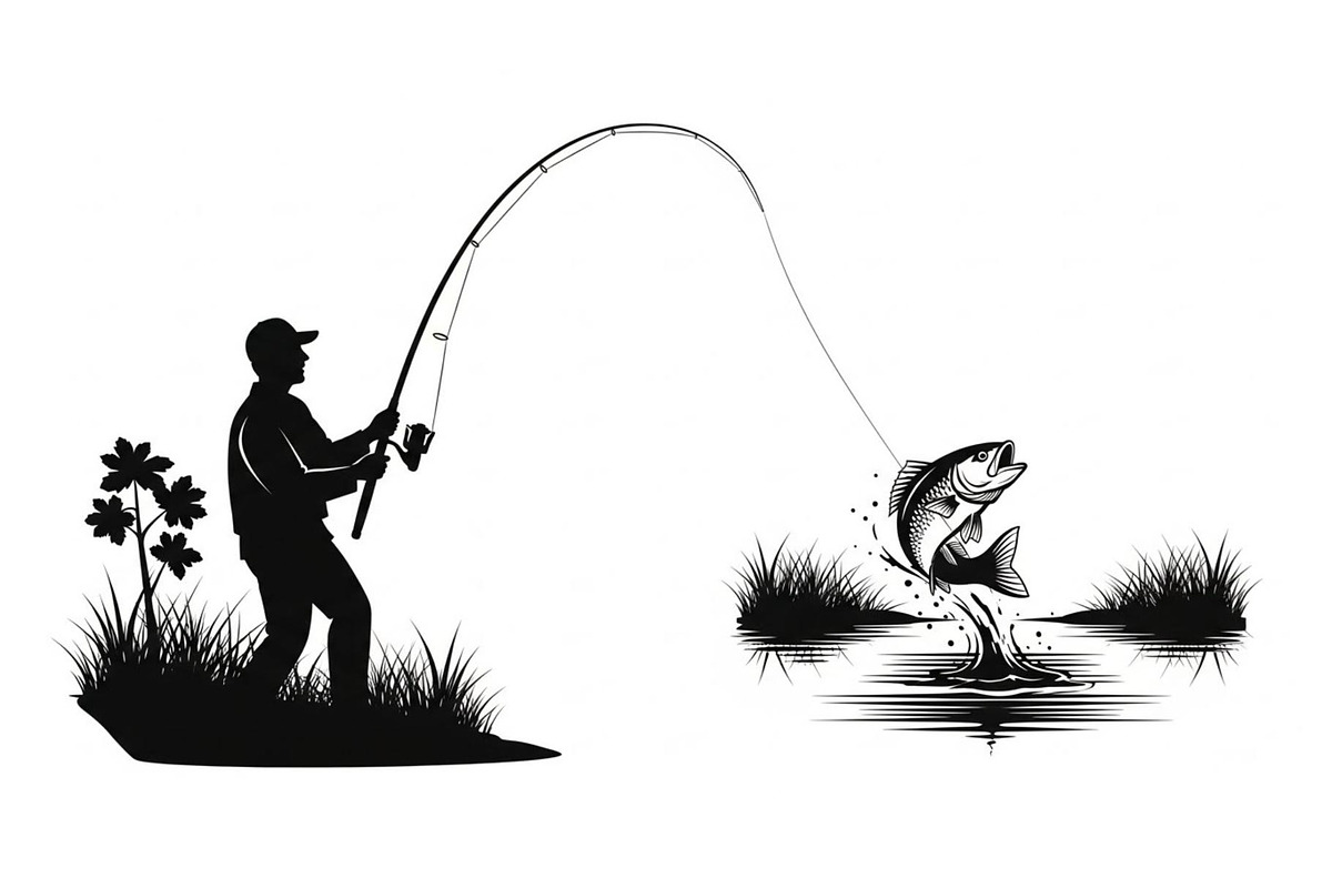 Fishing Silhouette Vector Bundle, an Illustration by hafijul (Photo 37 of 51)