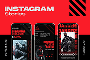 Lanche Techwear Instagram Template, a Social Media Template by Shinra Labs (Thumbnail 4 of 5)