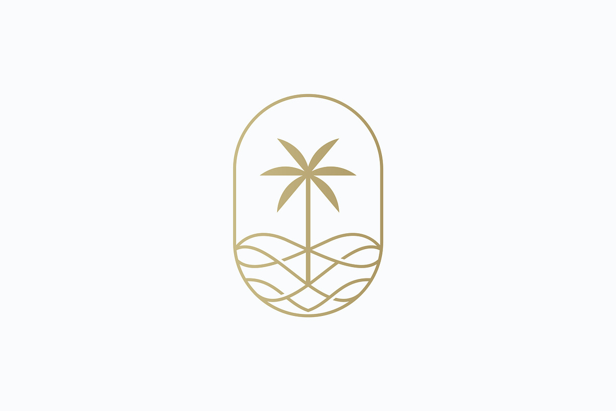 Elegant Palm Tree Tropical Logo, a Branding & Logo Template by Signatoro (Photo 2 of 2)