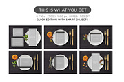 Mockup · Fall Stationery Scene, a Print Template by tomodachi studio (Thumbnail 3 of 4)