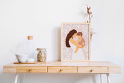 Tender Motherhood Prints Set, a Decorative Illustration by Katerina Osa (Thumbnail 2 of 9)