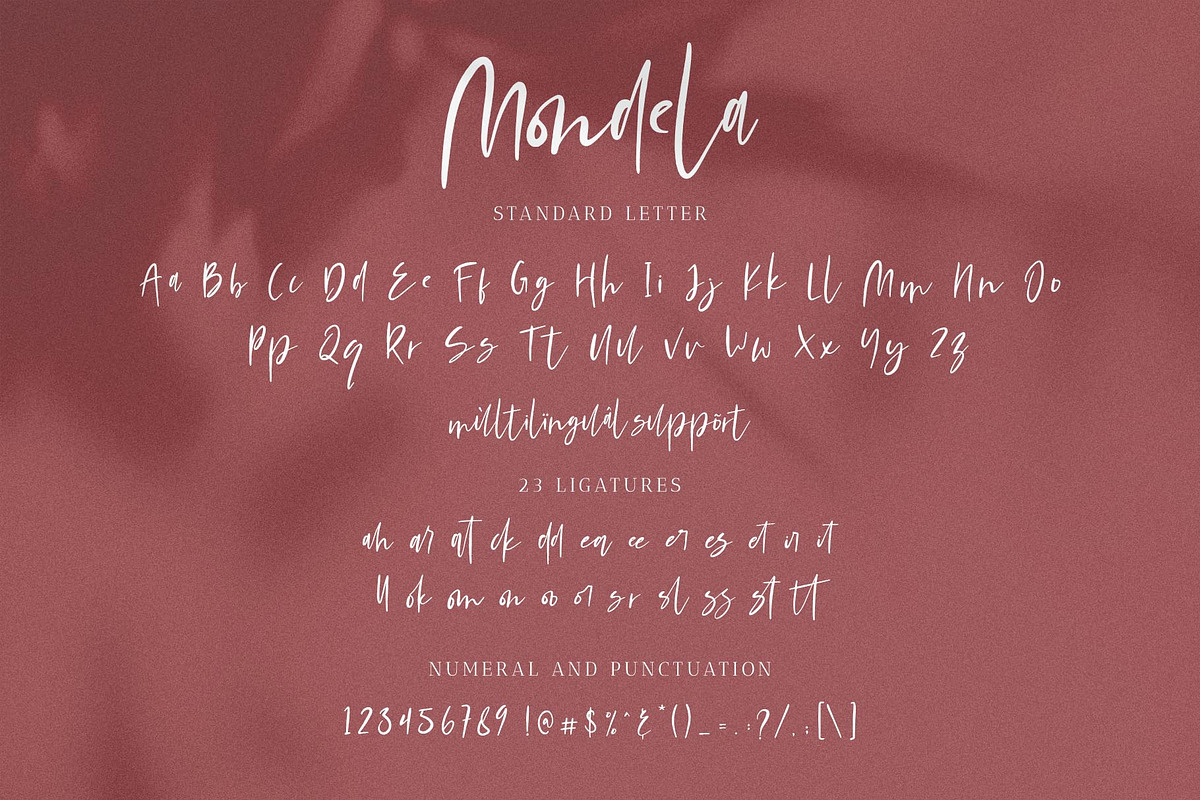 Mondela || Casual Handwritten Font, a Script Font by BrandSemut (Photo 13 of 13)