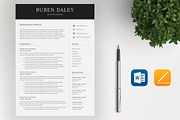 Resume Template / CV / 4 Peges, a Resume Template by SalientResume (Thumbnail 2 of 5)