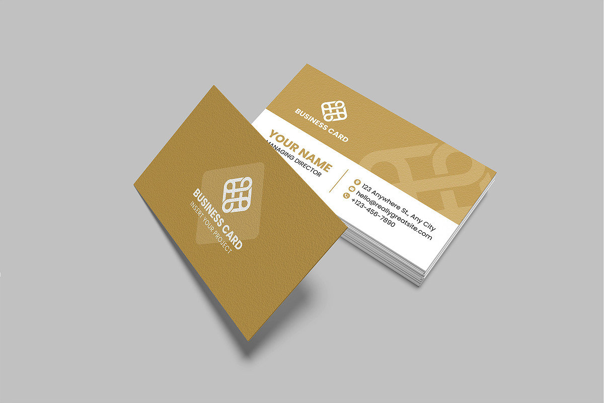 Realistic Business Card Mockup preview 4