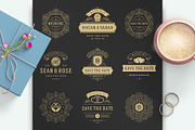 18 Wedding Logos and Badges, a Branding & Logo Template by Vasya Kobelev (Thumbnail 2 of 14)