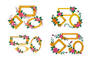 Watercolor Flowers in Spring, a Decorative Illustration by ForhadGFX (Thumbnail 2 of 15)