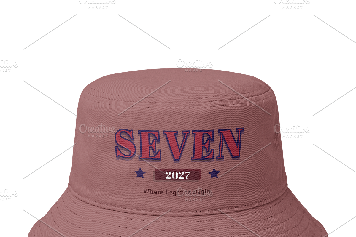 Editable Bucket Hat Mockup, a Hat Mockup by Pixel Foundry (Photo 3 of 3)