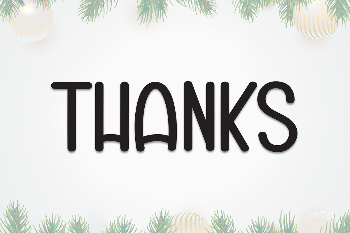 Monday Christmas | Script Font, a Script Font by Scratchones (Photo 8 of 8)