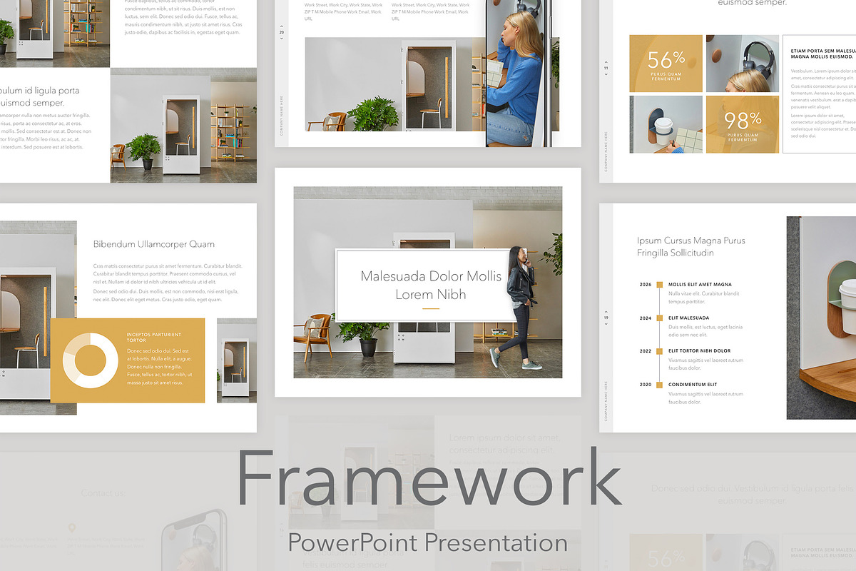Framework PowerPoint Template, a Presentation Template by Jumsoft (Photo 1 of 21)