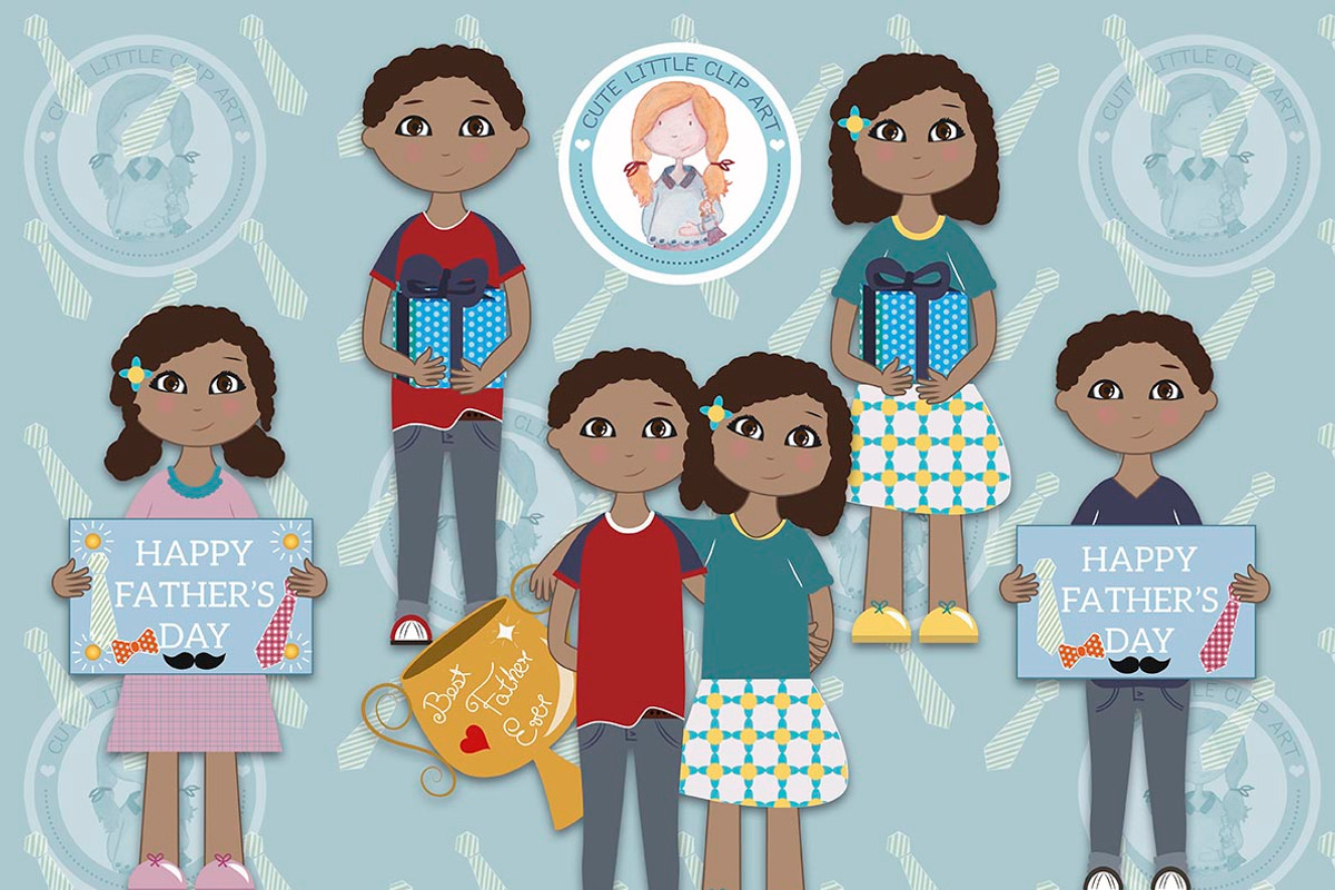 Father's day Clipart, an Illustration by Cute Little Workshop (Photo 4 of 7)