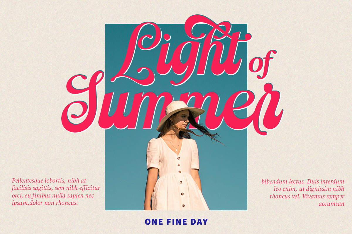 Lhasting Retro-Modern Script Font, a Script Font by Letter Fresh (Photo 3 of 10)