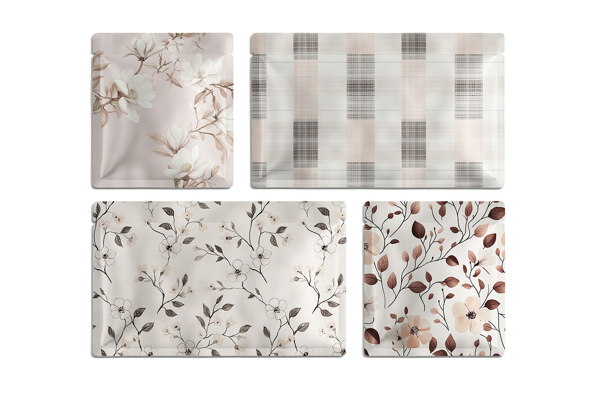 6 seamless pattern: Muted Floral, a Pattern Graphic by StudioCitra (Photo 3 of 10)