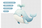 Under The Sea Watercolor Clipart, an Illustration by TatiMockup (Thumbnail 4 of 5)