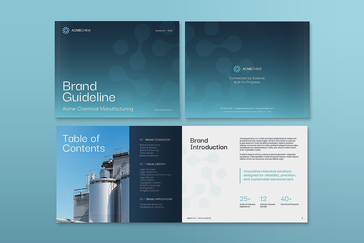 Brand Guidelines Template, a Brochure Template by BrandPacks (Photo 2 of 7)